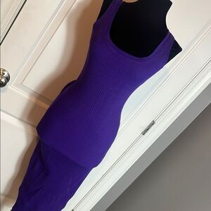 BNWT - COTTON CITIZEN IBIZA MIDI DRESS - PURPLE - XS